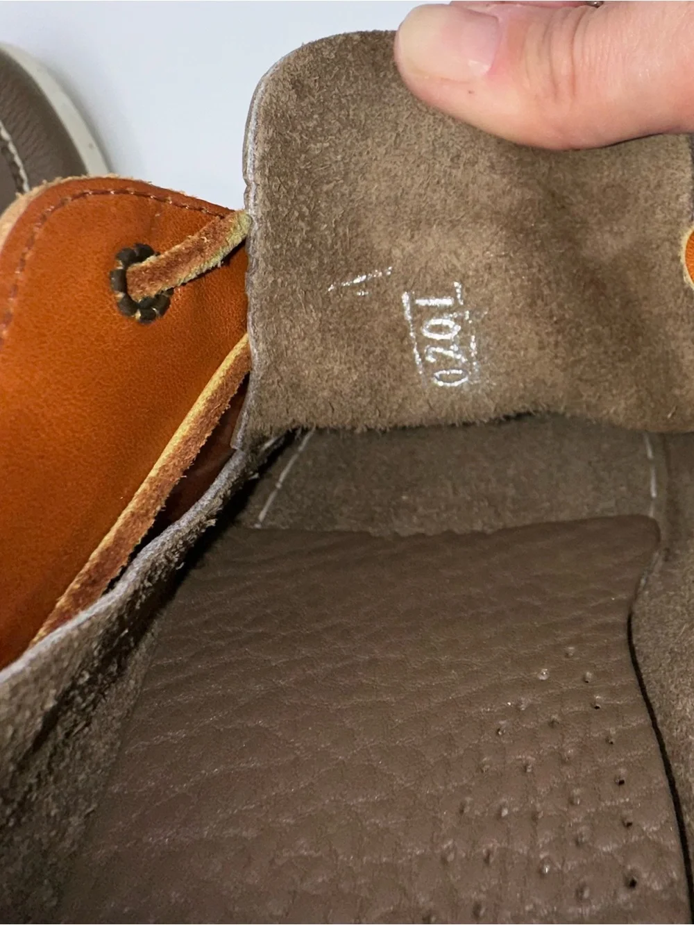 Dooney & Bourke Regatta Pebbled Leather Loafer Taupe 8.5 N Boat Deck Shoes AA23